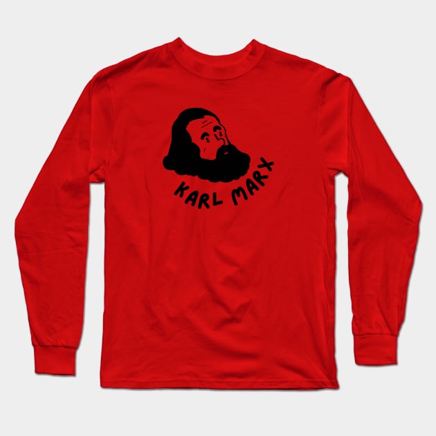 Karl Marx Long Sleeve T-Shirt by Cartoon